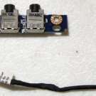 HP PAVILION DV4 DV7 SERIES AUDIO JACK BOARD LS-4081P 486840-001 w/ CABLE