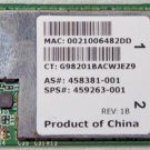 HP PAVILION DV4 DV5 DV6 DV7 PCI WIFI WIRELESS CARD 459263 458381