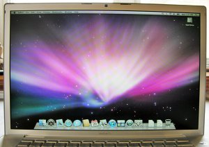 GENUINE OEM APPLE MAC MACBOOK PRO 15" CORE 2 DUO LCD SCREEN ASSEMBLY