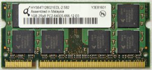 HP PAVILION DV4 LAPTOP 1GB RAM PC2-6400S 482168 HYS64T128021EDL