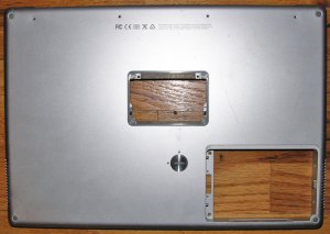 MAC POWERBOOK G4 15.4" 1.67GHz BOTTOM CASE 620-3279-01