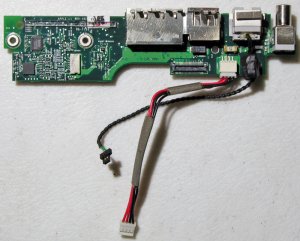 MAC POWERBOOK G4 15" DC POWER USB MODEM JACK 820-1820-A