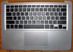 GENUINE APPLE OEM MACBOOK AIR A1237 KEYBOARD TOUCHPAD PALMREST ASSY 607-1805 US