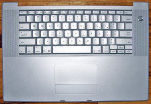APPLE MACBOOK PRO 15" CORE DUO PALMREST KEYBOARD ASSY