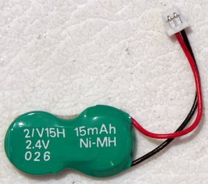GENUINE OEM SONY VAIO VGN-FE SERIES FE590P BIOS CMOS BATTERY 2/V15H 15mAh 2.4v