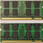 MUSHKIN OEM APPLE MACBOOK PRO 13" 15" 17" 2GB (2x1GB) RAM PC2-5300S 976504A