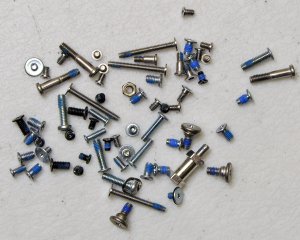 GENUINE OEM APPLE MAC POWERBOOK G4 15" 1.5GHz COMPLETE SCREW SCREWS SET