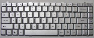 GATEWAY M- SERIES SA1 SA6 SA8 SILVER KEYBOARD AESA6U00010 US INTL