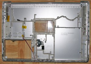OEM APPLE MAC POWERBOOK G4 15" 1.5GHz A1095 A1046 BOTTOM BASE CASE 613-4679-A