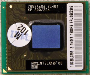 IBM T20 T21 INTEL PENTIUM 3 M 800MHz CPU SL4GT 08K3246
