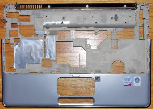 HP PAVILION DV4 1220US GLOSSY SILVER PALMREST 488105