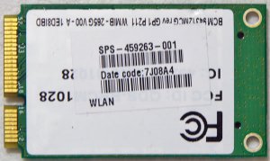 HP DV4 DV5 DV6 DV7 PCI WIFI WIRELESS CARD 459263 458381
