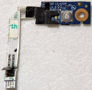 OEM HP DV4 1220US POWER BUTTON BOARD LS-4102P TESTED