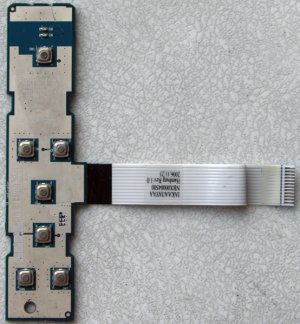 TOSHIBA A135 POWER SWITCH MEDIA BOARD LS-3392 w/ CABLE