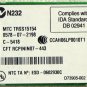 HP DV6000 DV6500 DV6700 MINI PCIe WIFI CARD 412766 -002