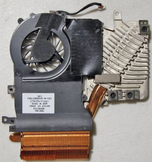 COMPAQ V2000 M2000 CPU HEATSINK & FAN 3ICT9TATP01 ASSY