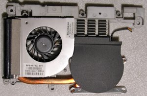 HP DV5000 DV5100 DV52000 CPU HEATSINK & FAN 407807-001