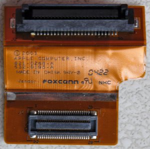 APPLE MAC POWERBOOK G4 1.5GHz DVD CDRW FLEX CABLE 821-0288-A