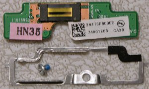 HP TX1000 SERIES FINGER PRINT SCANNER ASSEMBLY 441121