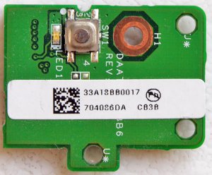 HP DV6000 DV6500 DV6700 POWER BOARD BUTTON DAAT8ATH8B6