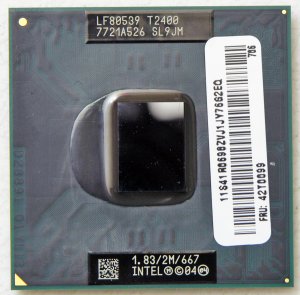 IBM THINKPAD T60 T61 INTEL CORE DUO T2400 LAPTOP CPU  1.83GHz SL9JM 2M/667 42T0099
