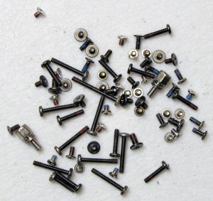 GENUINE IBM THINKPAD LENOVO T60 T60P COMPLETE SCREW SCREWS SET