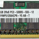 HYNIX HP PAVILION DV2000 DV6000 DV9000 1GB LAPTOP RAM 452062-001 HYMP512S64CP8