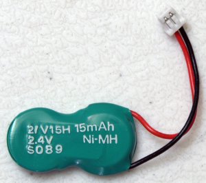 GENUINE OEM SONY VAIO VGN-NW SERIES NW270F BIOS CMOS BATTERY 2/V15H 15mAh 2.4v