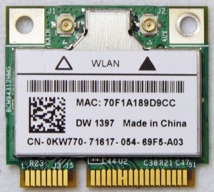 DELL INSPIRON 1545 E6500 E6505 MINI WIRLESS B/G WIFI CARD DW1397 KW770 0KW770 COOLCOOL88