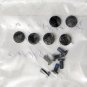 GENUINE OEM DELL INSPIRON 1545 15.6" LCD BEZEL SCREWS & RUBBER COVERS (6X)