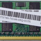 KINGSTON DELL INSPIRON 1545 2GB RAM 2Rx8 PC2-6400 200 PIN KTX760-ELF TX760 0TX760