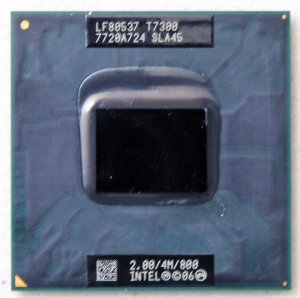 HP COMPAQ 8510P 8510W INTEL CORE 2 DUO 2.0GHz CPU PROCESSOR T7300 SLA45 4M/800