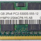 HYNIX HP COMPAQ 8510 8510P 8510W 1GB RAM 414046 PC2-5300S HYMP512S64CP8