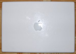 GENUINE OEM MAC APPLE WHITE MACBOOK 13.3" LCD BACK COVER 815-8604-E 13GU3000P340