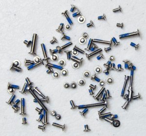 GENUINE OEM MAC APPLE MACBOOK 13.3" A1181 COMPLETE SCREWS SCREW SET