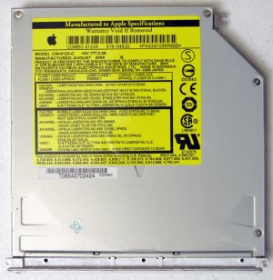 APPLE MAC iBOOK POWERBOOK G4 12" 14" CDRW / DVD COMBO DRIVE CW-8123-C 687-0483D