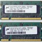 OEM MAC APPLE MACBOOK PRO 13" 15" 17" 1GB (2x 512MB) RAM PC2-5300S MT8HTF646HDY