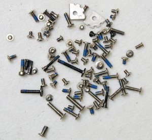 GENUINE OEM MAC APPLE BLACK MACBOOK 13.3" A1181 COMPLETE SCREWS SCREW SET