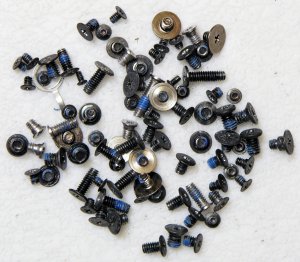GENUINE OEM MAC APPLE MACBOOK AIR 13.3" A1237 / A1304 COMPLETE SCREWS SCREW SET