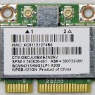 HP MINI CQ10 110 210 PCI MINI HALF WIFI WIRELESS CARD 593836-001 593732-001