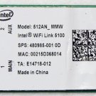 HP DV3 DV4 DV5 DV6 DV7 PCIe A/B/G/N WIFI WIRELESS CARD 480985-001 512N_MMW
