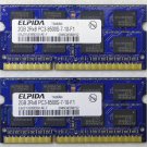 OEM MAC APPLE MACBOOK PRO 13" 15" 17" 4GB (2x2GB) RAM PC3-8500S EBJ21UE8BDS0