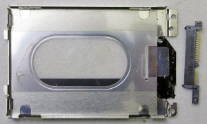 HP PAVILION DV9000 DV9500 DV9700 HDD HARD DRIVE CADDY w/ SATA CONNECTOR 434106