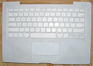 OEM MAC WHITE MACBOOK 13.3" KEYBOARD MOUSE / TOUCHPAD PALMREST ASSY 825-6764-A