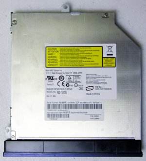 OEM SONY VAIO VGN-NS NS110E NS140E NS290J DVDRW CDRW DRIVE AD-7560S w/ BEZEL