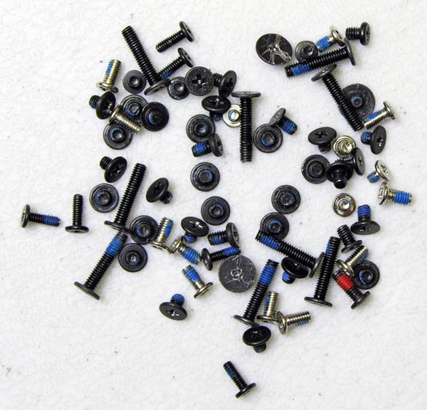GENUINE OEM HP PAVILION DV7 SERIES COMPLETE LAPTOP SCREWS / SCREW SET