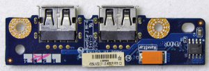 OEM HP PAVILION DV7 1135R DUAL USB PORT BOARD LS-4082P DC02000I800 4359JV32L11