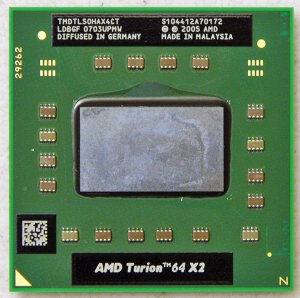 HP PAVILION DV6000 DV6500 AMD TURION 64 X2 1.6GHz CPU PROCESSOR TMDTL50HAX4CT
