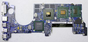 MACBOOK PRO 15" MOTHERBOARD LOGICBOARD INTEL CORE 2 DUO 2.5GHz T9300 820-2249-A
