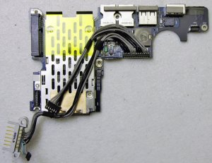 MACBOOK PRO 15.4" USB AUDIO DC JACK MAGSAFE BOARD A1260 A1226 820-2273-A w CABLE